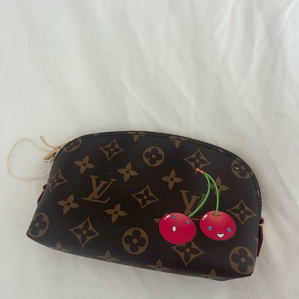 Louis Vuitton x Murakami 2025 Cherry Cerises Cosmetic Pouch NIB In hand